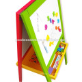 Hot Sale Preschool Educational Learning Drawing Board Wooden Artist Easel For Kids